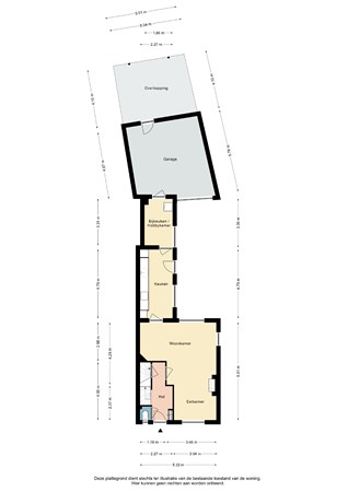 Plattegrond - Vlengendaal 73, 6351 HC Bocholtz - Vlengendaal 73 Bocholtz - Begane grond 2D.jpg